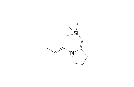 2-[(Trimethylsilyl)methylidene]-1-(1'-propenyl)pyrrolidine