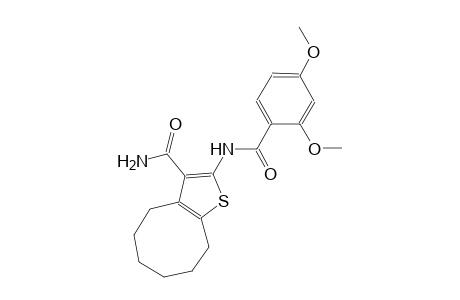 2-[(2,4-dimethoxybenzoyl)amino]-4,5,6,7,8,9-hexahydrocycloocta[b]thiophene-3-carboxamide