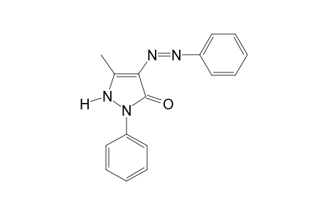 1,2-Dihydro-5-methyl-2-phenyl-4-(phenylazo)-3H-pyrazol-3-one