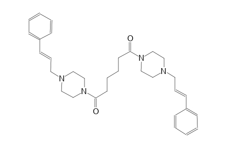 1-(6-oxo-6-{4-[(2E)-3-phenyl-2-propenyl]-1-piperazinyl}hexanoyl)-4-[(2E)-3-phenyl-2-propenyl]piperazine