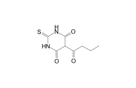 5-(1-oxobutyl)-2-sulfanylidene-1,3-diazinane-4,6-dione
