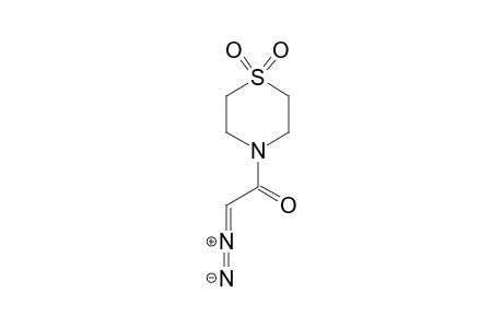 2-diazo-1-(1,1-dioxido-4-thiomorpholinyl)ethanone