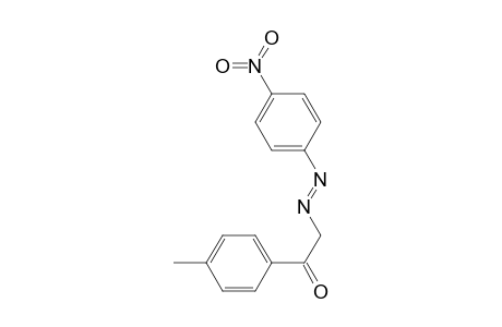2-(4-Nitro-phenylazo)-1-p-tolyl-ethanone