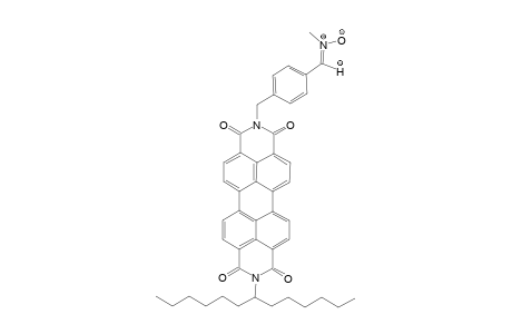 N-(1'-Hexylheptyl)-N'-[p-(N"-methylcarbaldimin-N"-oxidobenzyl]-perylene-3,4 : 9,10-tetracarboxylic -Bisiimide