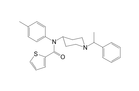 N-4-methylphenyl-N-[1-(1-phenylethyl)piperidin-4-yl]thiophene-2-carboxamide