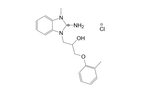 1-(2-hydroxy-3-(o-tolyloxy)propyl)-3-methyl-1H-benzo[d]imidazol-2(3H)-iminium chloride