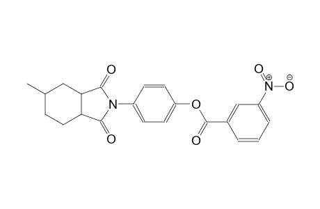 4-(5-methyl-1,3-dioxooctahydro-2H-isoindol-2-yl)phenyl 3-nitrobenzoate