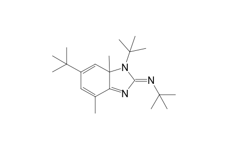 3,5-bis(t-Butyl)-2-[N-(t-butyl)imino]-3a,7-dimethyl-2,3-dihydro-3aH-benzimidazole
