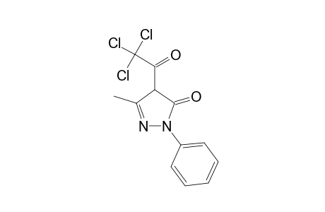 2,4-Dihydro-5-methyl-2-phenyl-4-(trichloroacetyl)-3H-pyrazol-3-one