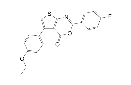 4H-thieno[2,3-d][1,3]oxazin-4-one, 5-(4-ethoxyphenyl)-2-(4-fluorophenyl)-