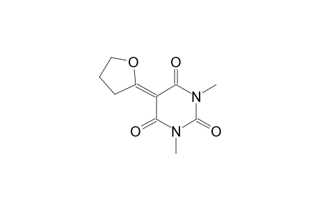 1,3-dimethyl-5-(2-oxolanylidene)-1,3-diazinane-2,4,6-trione