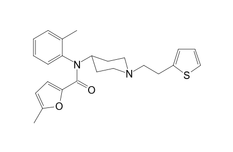 5-Methyl-N-(2-methylphenyl)-N-(1-[2-(thiophen-2-yl)ethyl]-piperidin-4-yl)furan-2-carboxamide