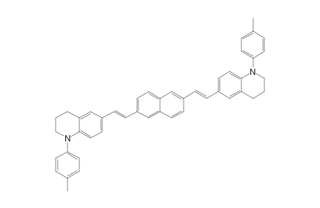 Quinoline, 6,6'-[2,6-naphthalenediyldi-2,1-ethenediyl]bis[1,2,3,4-tetrahydro-1-(4-methylphenyl)-