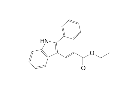 (E)-Ethyl 3-(2-phenylindol-3-yl)prop-2-enoate