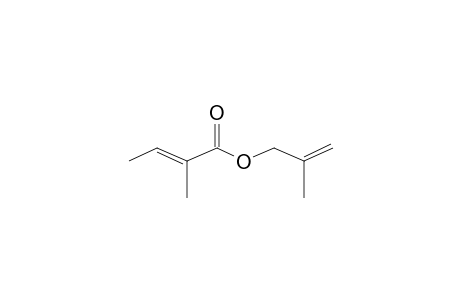 2-Butenoic acid, 2-methyl-, 2-methyl-2-propenyl ester, (E)-