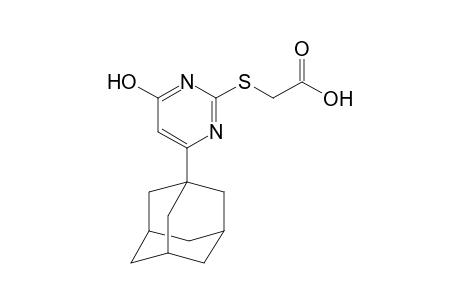 {[6-(1-adamantyl)-4-hydroxy-2-pyrimidinyl]thio]acetic acid