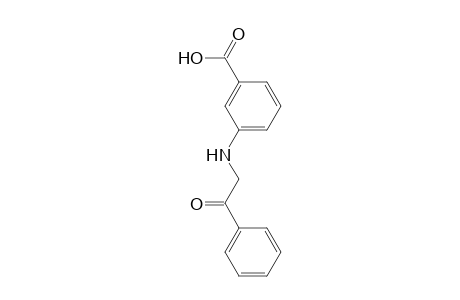 3-(Phenacylamino)benzoic acid