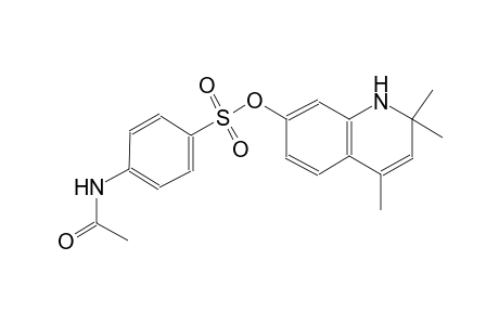 2,2,4-trimethyl-1,2-dihydro-7-quinolinyl 4-(acetylamino)benzenesulfonate