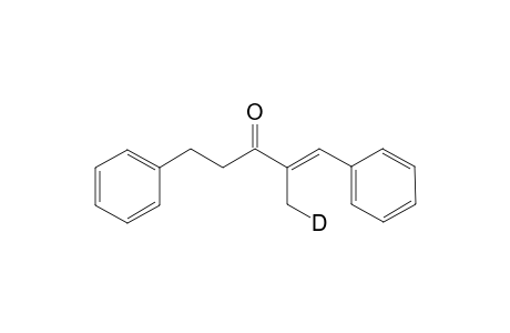 (E)-2-monodeuteromethyl-1,5-diphenylpent-1-en-3-one