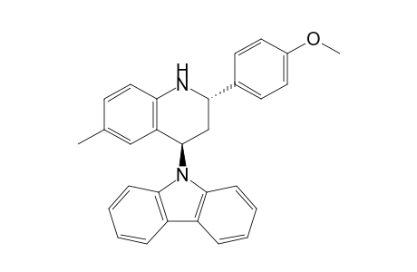 9-[(2S,4R)-2-(4-methoxyphenyl)-6-methyl-1,2,3,4-tetrahydroquinolin-4-yl]carbazole