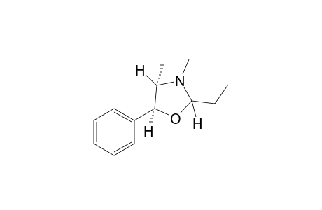 DL-threo-3,4-dimethyl-2-ethyl-5-phenyloxazolidine