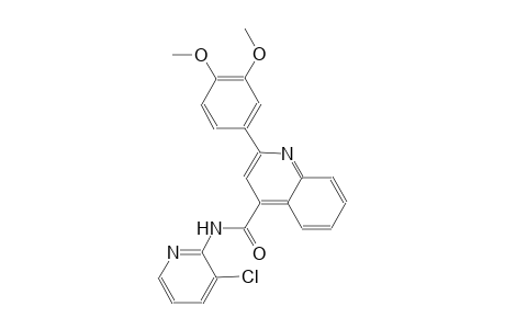 N-(3-chloro-2-pyridinyl)-2-(3,4-dimethoxyphenyl)-4-quinolinecarboxamide