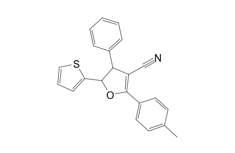 2-(4-Methylphenyl)-4-phenyl-5-thien-2-yl-4,5-dihydrofuran-3-carbonitrile