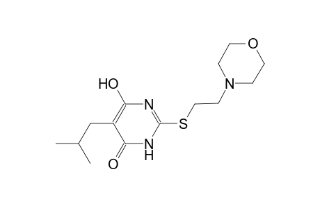 4(3H)-pyrimidinone, 6-hydroxy-5-(2-methylpropyl)-2-[[2-(4-morpholinyl)ethyl]thio]-