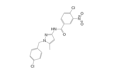 4-chloro-N-[1-(4-chlorobenzyl)-5-methyl-1H-pyrazol-3-yl]-3-nitrobenzamide