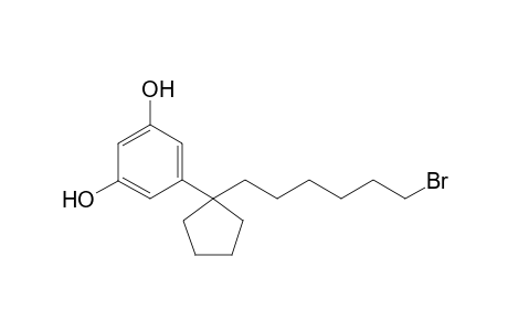 5-[1-(6-Bromohexyl)cyclopentyl]resorcinol