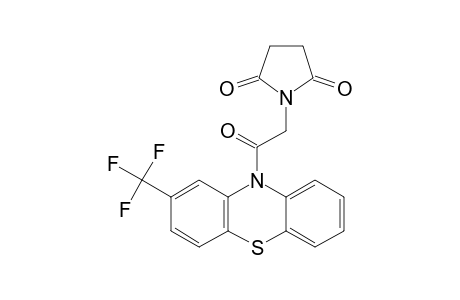 1-{2-Oxo-2-[2-(trifluoromethyl)-10H-phenothiazin-10-yl]ethyl}pyrrolidine-2,5-dione