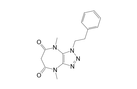 1-PHENETHYL-4,8-DIMETHYL-6H-1,2,3-TRIAZOLO-[4,5-B]-[1,4]-DIAZEPIN-5,7-DIONE