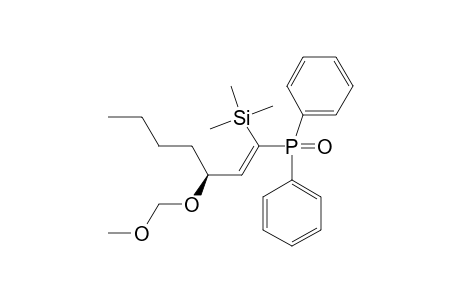 (R)-(E)-1-DIPHENYLPHOSPHINOYL-1-(TRIMETHYLSILYL)-HEPT-1-EN-3-YL-METHOXYMETHYL-ETER