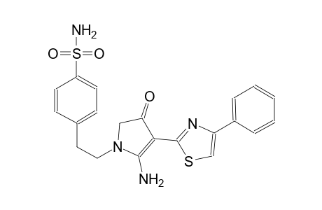 benzenesulfonamide, 4-[2-[5-amino-2,3-dihydro-3-oxo-4-(4-phenyl-2-thiazolyl)-1H-pyrrol-1-yl]ethyl]-