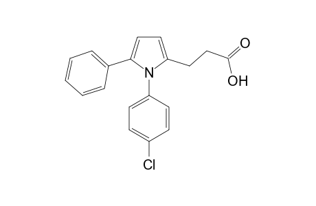 3-[1-(4-chlorophenyl)-5-phenyl-1H-pyrrol-2-yl]propanoic acid