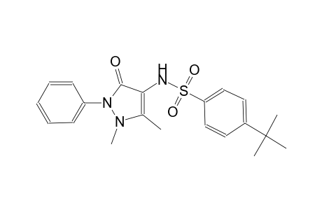 benzenesulfonamide, N-(2,3-dihydro-1,5-dimethyl-3-oxo-2-phenyl-1H-pyrazol-4-yl)-4-(1,1-dimethylethyl)-