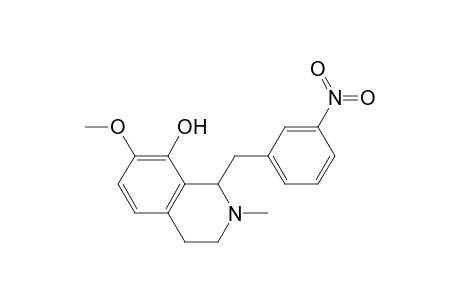 7-Methoxy-2-methyl-1-(3-nitrobenzyl)-3,4-dihydro-1H-isoquinolin-8-ol