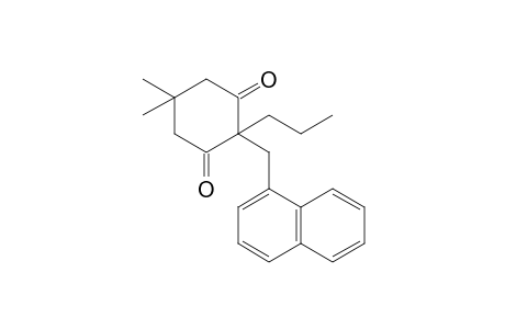 5,5-dimethyl-2-(1-naphthylmethyl)-2-propyl-1,3-cyclohexanedione