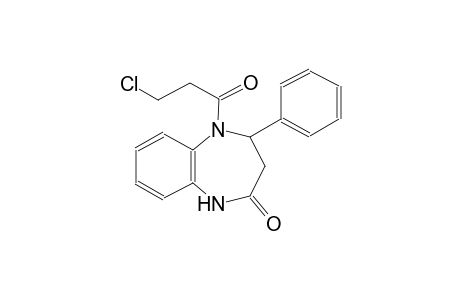 5-(3-Chloropropanoyl)-4-phenyl-1,3,4,5-tetrahydro-2H-1,5-benzodiazepin-2-one