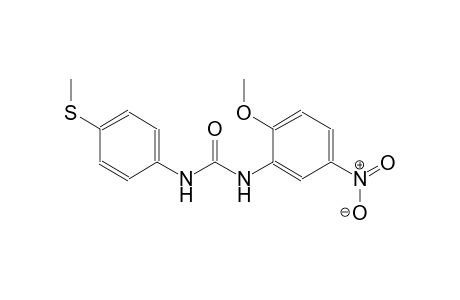 N-(2-methoxy-5-nitrophenyl)-N'-[4-(methylsulfanyl)phenyl]urea