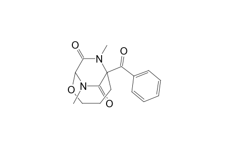 2-Oxa-7,9-diazabicyclo[4.2.2]decane-8,10-dione, 6-benzoyl-7,9-dimethyl-