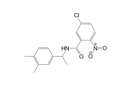5-chloro-N-[1-(3,4-dimethylphenyl)ethyl]-2-nitrobenzamide