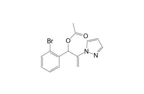 1-(2-Bromophenyl)-2-(1H-pyrazol-1-yl)allyl acetate