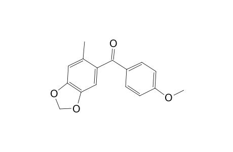 Methanone, (4-methoxyphenyl)(6-methyl-1,3-benzodioxol-5-yl)-