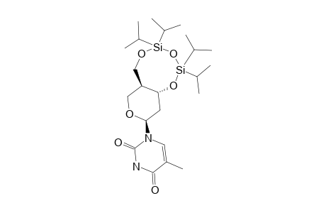 1-[2,4-DIDEOXY-4-C-HYDROXYMETHYL-3,6-O-(1,1,3,3-TETRAISOPROPYLDISILOXAN-1,3-DIYL)-ALPHA-L-LYXOPYRANOSYL]-THYMINE