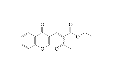 alpha-acetyl-4-oxo-4H-1-benzopyran-3-acrylic acid, ethyl ester