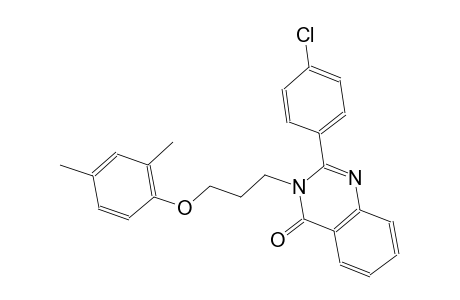 4(3H)-quinazolinone, 2-(4-chlorophenyl)-3-[3-(2,4-dimethylphenoxy)propyl]-