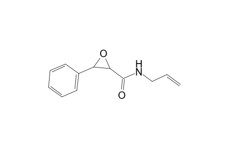 Glycidamide, N-allyl-3-phenyl-, trans-