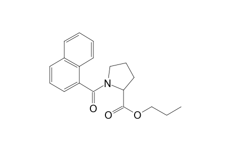 L-Proline, N-(1-naphthoyl)-, propyl ester