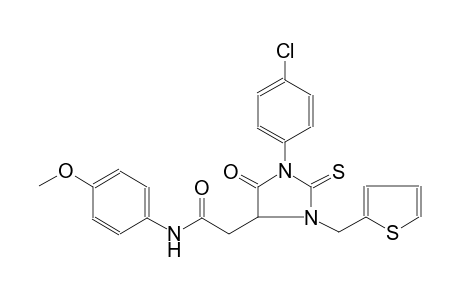4-imidazolidineacetamide, 1-(4-chlorophenyl)-N-(4-methoxyphenyl)-5-oxo-3-(2-thienylmethyl)-2-thioxo-
